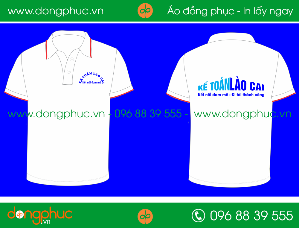 Áo phông đồng phục công ty lào Cai